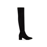 BOTINES Black Suede Boot STYLETTO