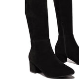 BOTINES Black Suede Boot STYLETTO