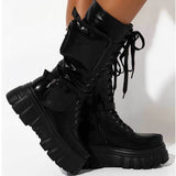 BOTINES Botin plano bolsillos en costados STYLETTO