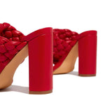SANDALIAS Italy red heels STYLETTO