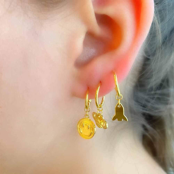 Aretes to the moon STYLETTO