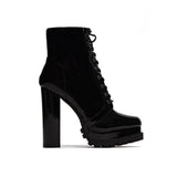 BOTINES Patent Leather Booties STYLETTO