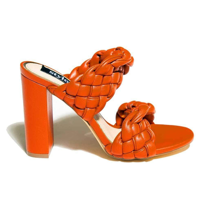 SANDALIAS Italy Orange heels STYLETTO